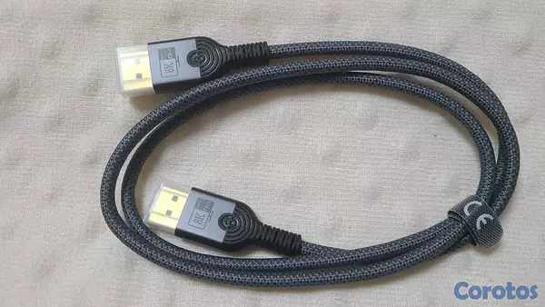 otros electronicos - variedad de cables hdmi y Displayport 2.1 nuevo, estoy en las caobas  9