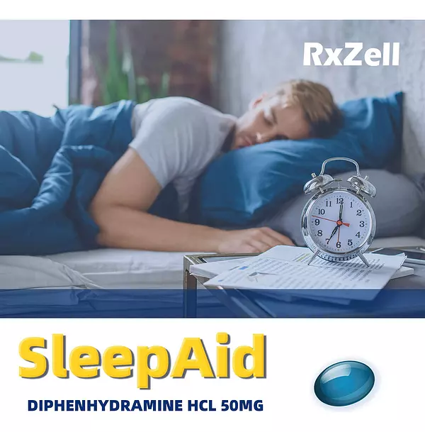 Salud y Equipamiento Médico - Rxzell Sleep Aid Difenhidramina Hcl 50 Mg 220 Capsulas Bland 5