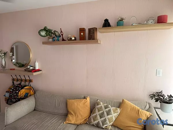 muebles y colchones - DE OPORTUNIDAD POR MUDANZA - sillon de 3 gris de tela 2