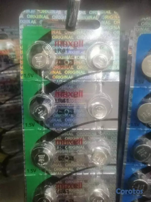 accesorios para electronica - Cajas pilas 377 371 y mas de marca Maxell original 7