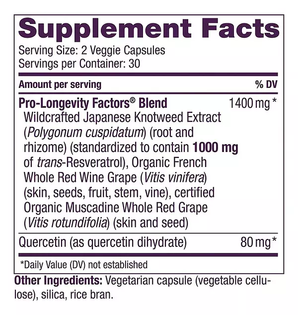 Salud y Equipamiento Médico - Resveratrol 1000mg 60caps - Unidad - Unidad A $7815 3