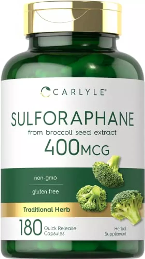 Salud y Equipamiento Médico - Sulforafano 400mcg | De Extracto De Semilla De Brocoli | 180 2