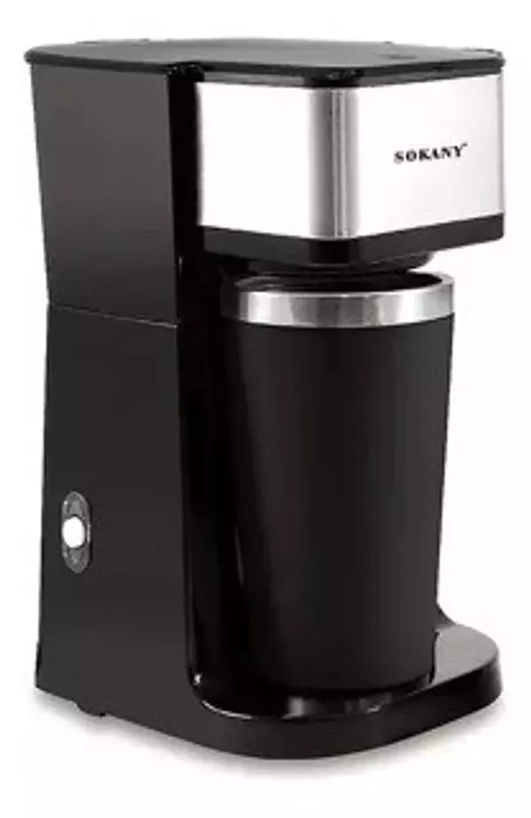 electrodomesticos - Cafetera Eléctrica SOKANY SK-1123 personal con vaso termico 1