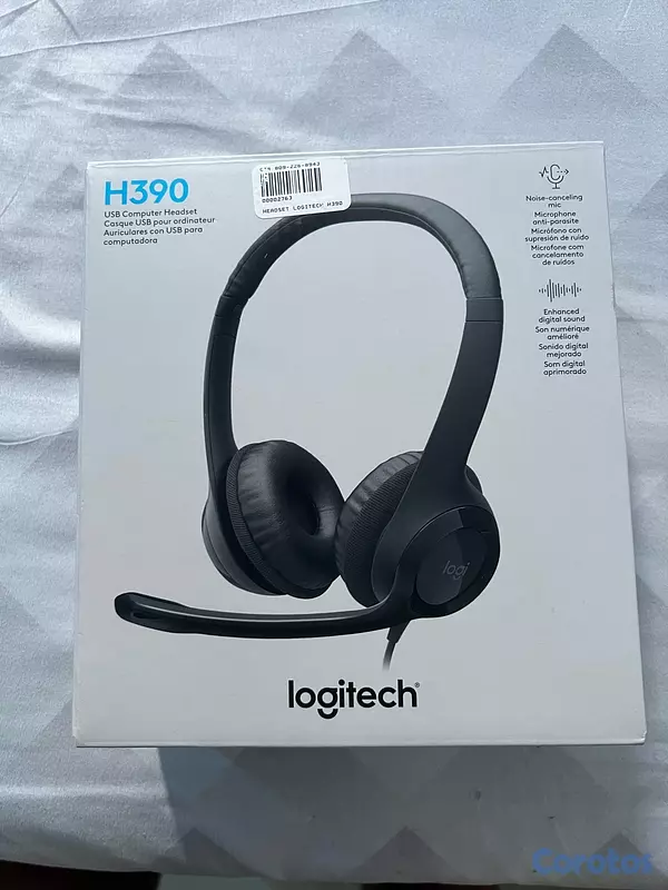 camaras y audio - 🎧 Auriculares USB Logitech H390 – Sonido Claro y Profesional 3
