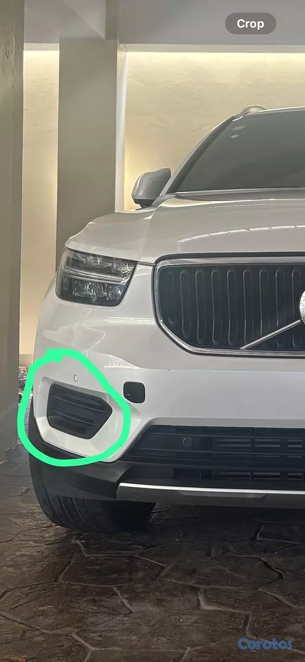 repuestos - tapa derecha bumper delantero volvo xc40  3