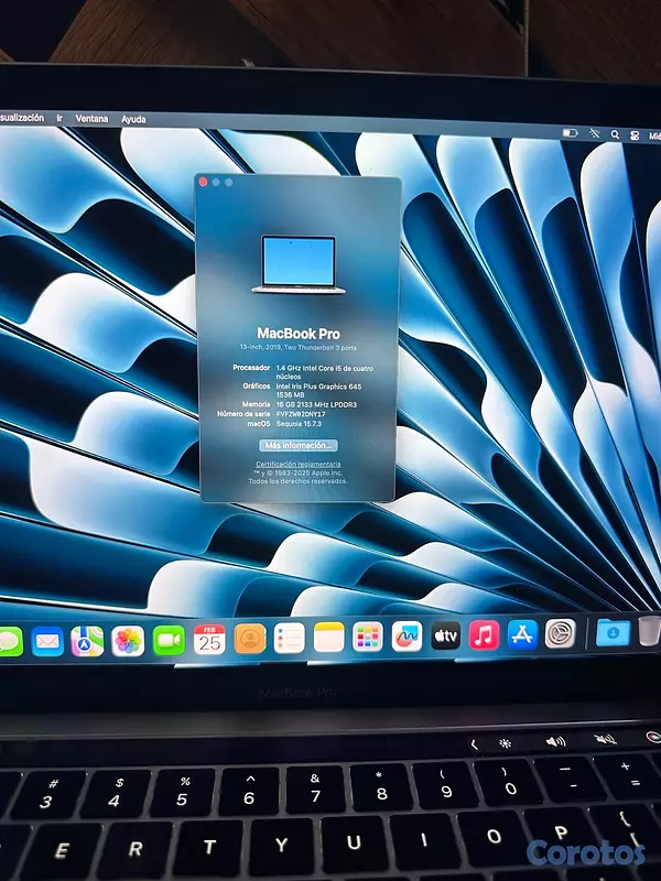 computadoras y laptops - MacBook Pro 2019  2