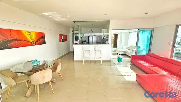 apartamentos - Apartamento en Alquiler en el cacique 6to Piso con 5