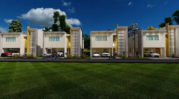 casas - Villas en Boca Chica de 3 niveles 3 habitaciones , 8