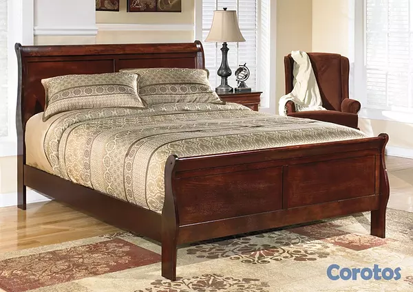 muebles y colchones - Cama modelo Trineo con 2 colchones. NUEVA. 9