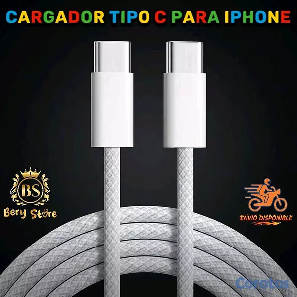 otros electronicos - CARGADOR TIPO C ORIGINAL PARA IPHONE Y ANDROID - 15 DÍAS DE GARANTÍA | CARGADOR 4