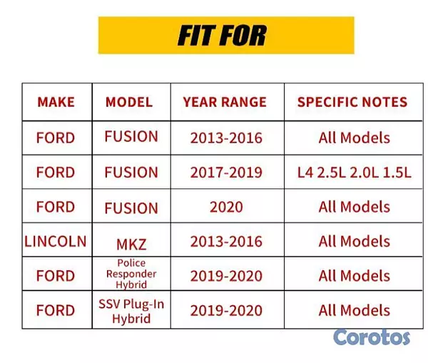 repuestos - Rodamiento de Ford Fusion SE 2013 2020 8