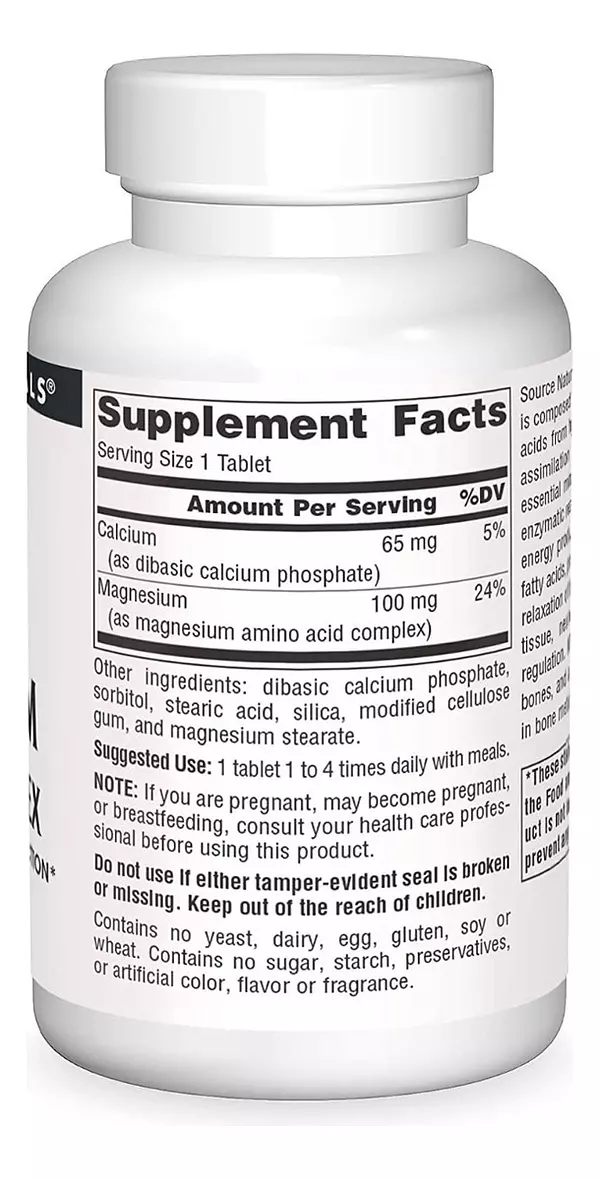 Salud y Equipamiento Médico - Magnesio Quelato 100 Mg Source 2