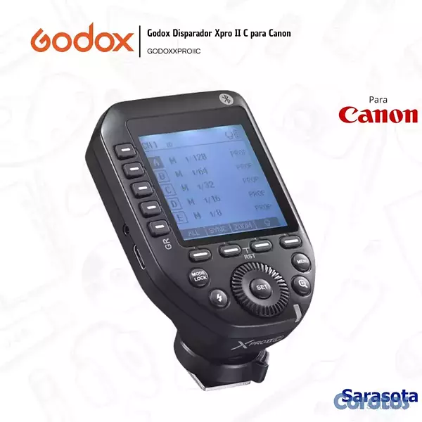 accesorios para electronica - Godox Disparador Xpro II C Canon 2