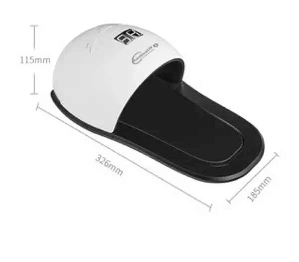 salud y belleza - Lámpara secadora de uñas para pies Led profesional salón de manicura, luz Uv pie 3
