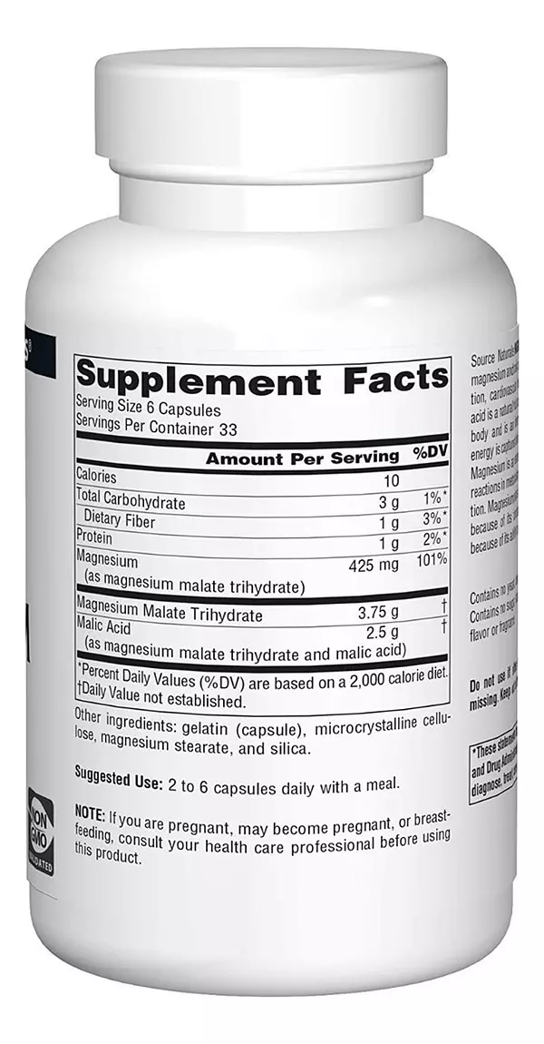 Salud y Equipamiento Médico - Malato De Magnesio 3750 Mg Sour 2