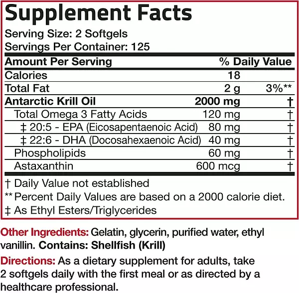 Salud y Equipamiento Médico - Aceite De Krill 250caps Bronson - - Unidad A $1256 2