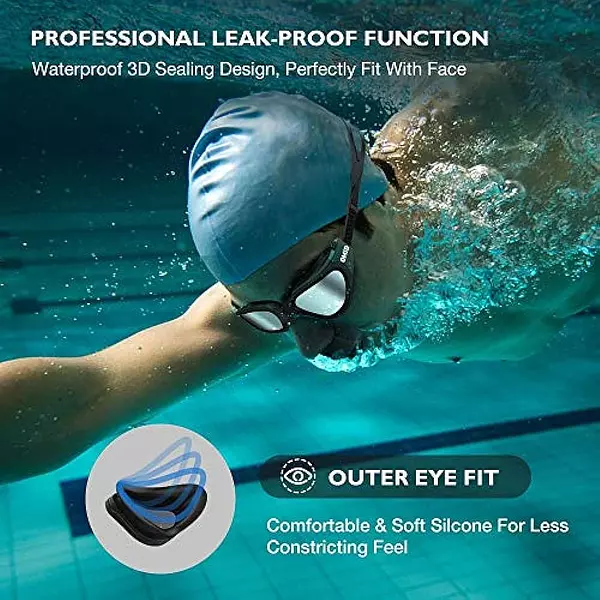 Artículos Deportivos - Gafas De Natacion, Polarizadas Omid, Cristal De Proteccion 4