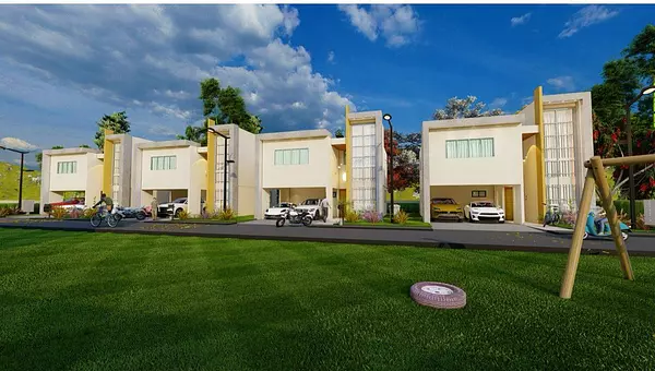 casas - Villas en Boca Chica de 3 niveles 3 habitaciones , 6