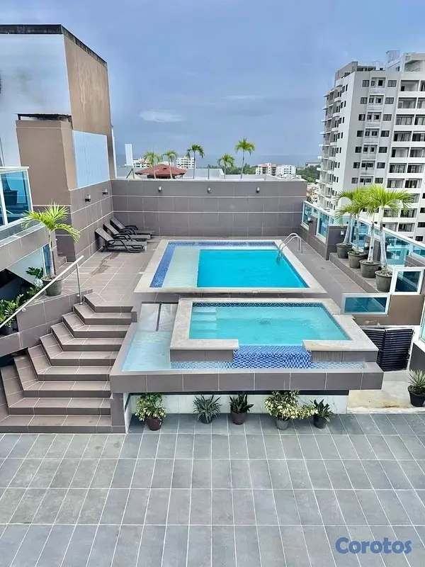 apartamentos - vendo bella vista sur piso 8 tres habitaciones con su baño balcón dos parqueos  15