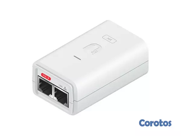 accesorios para electronica - UBIQUITI POE-24-7W-G-WH POWER OVER ETHERNET INJECTOR - 110 V AC, 220 V AC INPUT 
