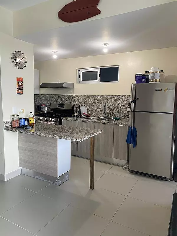 apartamentos - 🔵Alquilo apartamento piso 7 semi amueblado en gazcue  2
