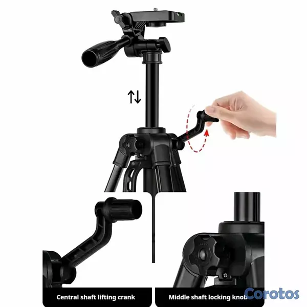 camaras y audio - Tripode profesional 55.5 pulgadas para cámaras tipo DSL y celulares 2
