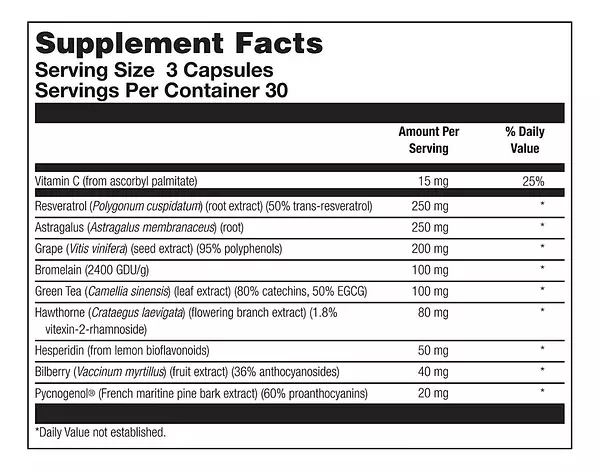 Salud y Equipamiento Médico - Resveratrol 90caps Veganas - Unidad 2
