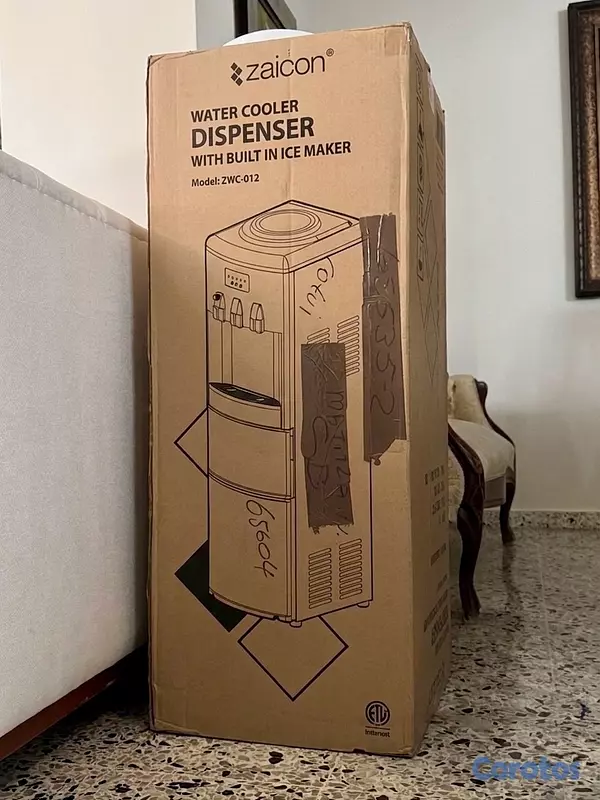 electrodomesticos - Dispensador de agua con hielera incluida, Agua fría y agua caliente (bebedero) 2