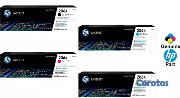 impresoras y scanners - TOTALMENTE NUEVOS ORIGINALES 100%
TONER HP 206A - EN TODOS LOS COLORES 