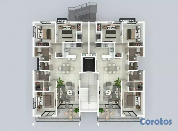 apartamentos - Proyecto privado con 2 torres de 6 niveles, Los Ri 6