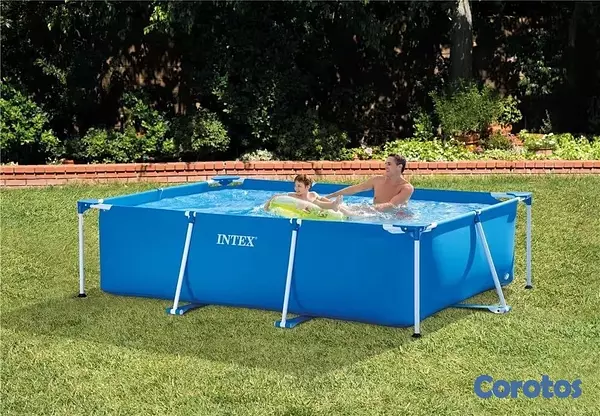 herramientas, jardines y exterior - Piscina grande familiar marca intex en medida 260*65*160cm  3