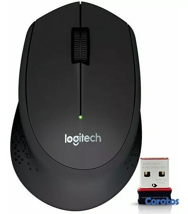 computadoras y laptops - MOUSE LOGITECH M280 INALAMBRICO OPTICO, RECEPTOR USB, NEGRO, ERGONOMICO. 2