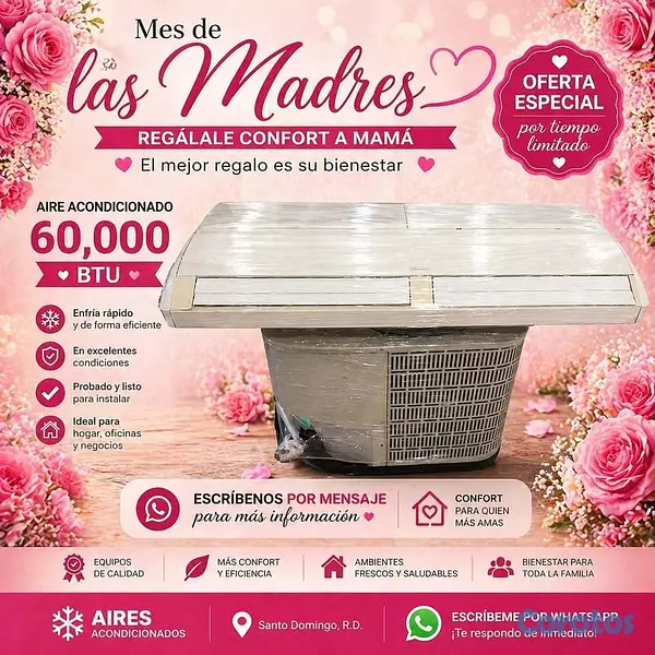 aires acondicionados y abanicos - 🚨 Aire 60000 BTU Piso Techo Disponible Ya