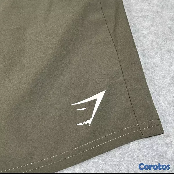 ropa para hombre - Gymshark Shorts Mens L Stretch Performance Running Logo Green Training 4