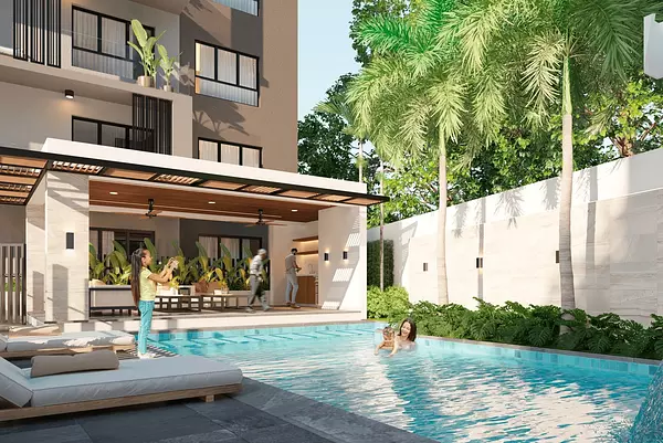 apartamentos - Apartamento de Lujo con Piscina, Chantini 9