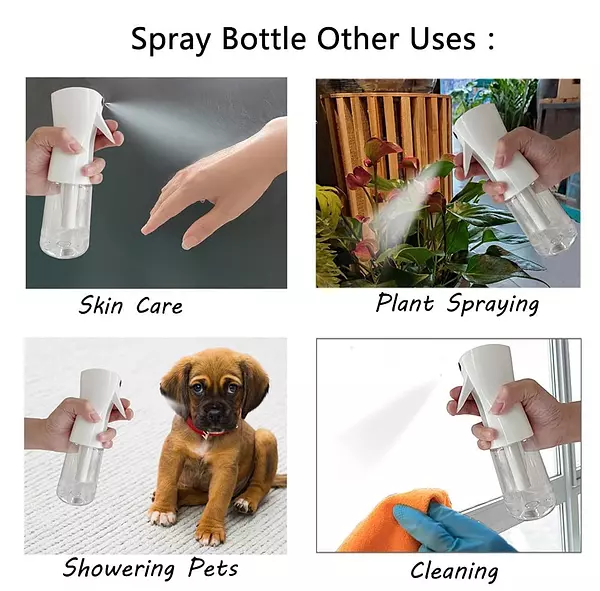 salud y belleza - Botellas de spray rociadora 300ml multiusos ideal peluqueria barbero 4