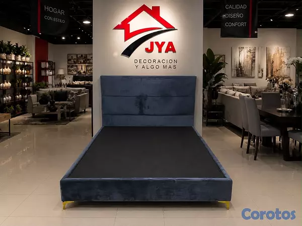 muebles y colchones - juego de habitación y cama sola  4