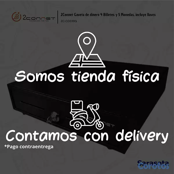 accesorios para electronica - 2Connet Caja 4 Billetes y 5 Monedas 3