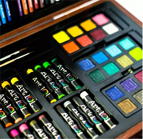 Salud y Equipamiento Médico - Colores En Caja De Madera Set De Colores Art 101 X142 Piezas 3