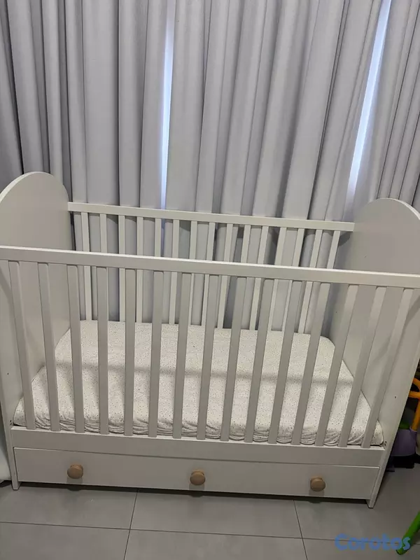 muebles - Cuna con almacenamiento + colchón 3