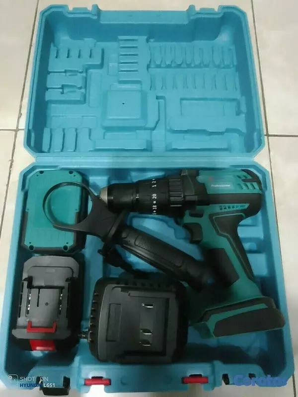 herramientas, jardines y exterior - Taladro inalambrico WK12 con madril 1/2 con baterias de 12v 2