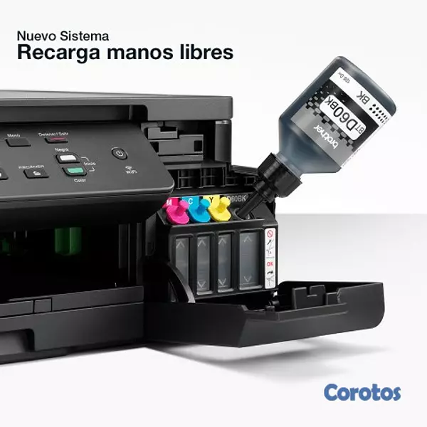 impresoras y scanners - MULTIFUNCIONAL  BROTHER BOTELLA DE TINTA DE FABRICA,COPIA SCANER,IMPRESORA,WI-FI 3