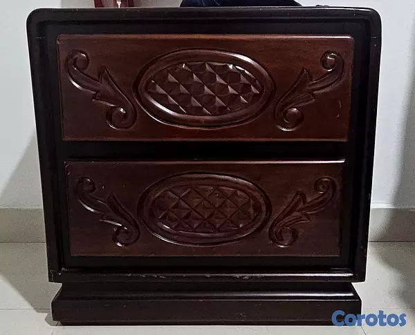 muebles y colchones - Juego de habitación en Caoba Centenaria  5