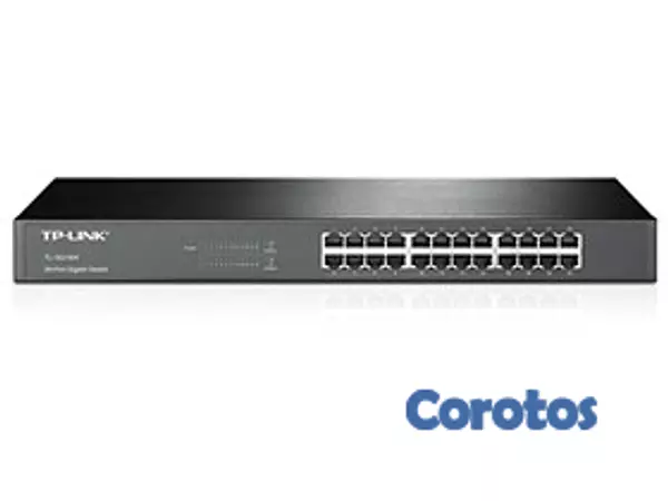computadoras y laptops - SWITCH 24 PUERTOS TP-LINK TL-SG1024, NO ADMINISTRABLE/RACK, 24 PUERTOS GIGABIT  2