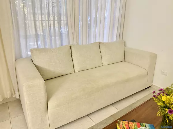 muebles y colchones - Juego de Muebles Moderno Color Crema – Sofá de 4 y Sofá de 3 Personas 4