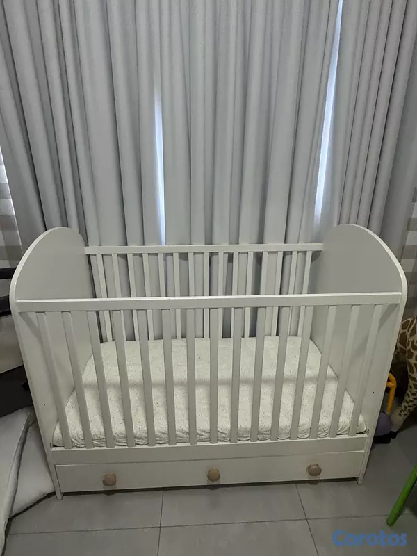 muebles - Cuna con almacenamiento + colchón 4