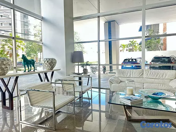 apartamentos - Apartamento Amueblado en Alquiler con Amplia Terraza Privada en Los Cacicazgos 4