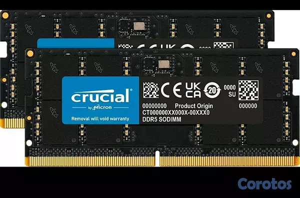 computadoras y laptops - MEMORIA RAM DE LAPTOP CRUCIAL 128GB  2