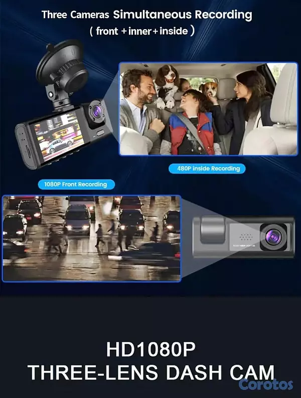 accesorios para vehiculos - Cámara para Carro AM1080 – Seguridad y Grabación e 6
