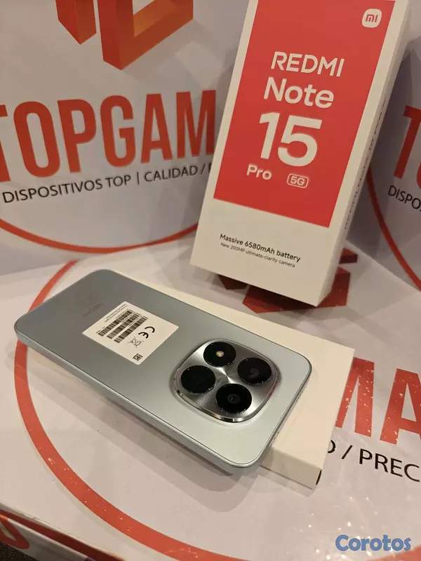 celulares y tabletas - REDMI NOTE 15 PRO 5G, 8GB RAM 256GB ROM 8